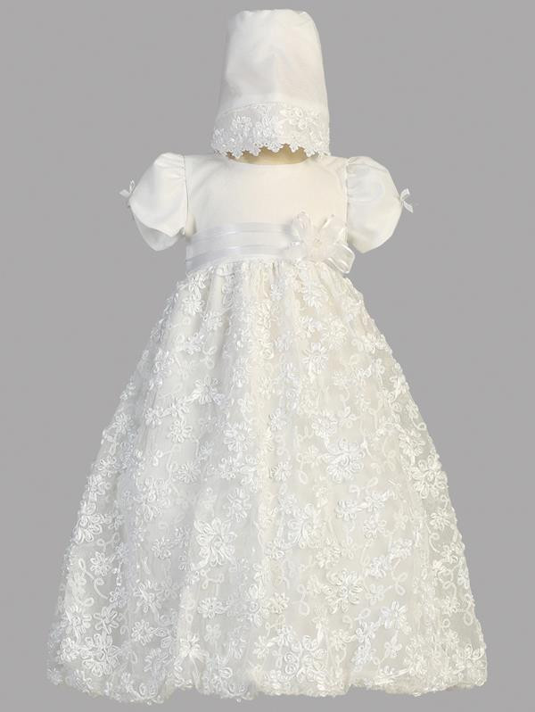 tulle baptism dress