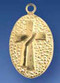 Sterling Silver Gold Plate Deacon Cross Medal includes the chain. Also available in 14K Gold. Please call 1 800 523 7604 for pricing. 