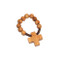  Traditional rosary ring in olive wood finish