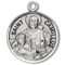 Saint Camillus Medal ~ Round Sterling Silver with a 20" genuine rhodium-plated, stainless steel chain in a deluxe velour gift box. Engraving Option Available

 