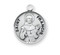 Saint Francis Medal - St Francis  Round 7/8" medal. Medal is sterling silver and comes with a 20" genuine rhodium plated curb chain.  Medal presents in a deluxe velour gift box.  Made in the USA. Engraving option available.