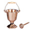 Holy Water Pot comes supplied with sprinkler and a clear plastic liner for interior of holy water pot.  Metals available are bronze or brass. Finishes available are high polish or satin. Oven baked for durability  Liners and sprinklers can be acquired separately