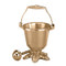 High Polish Bronze Holy Water Pot comes supplied with sprinkler and a clear plastic liner for interior of holy water pot. Oven baked for durability. Liners and sprinklers can be acquired separately

 