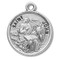St. John Sterling Silver 7/8" oval medal with a 20" genuine rhodium plated chain. Comes in a deluxe velour gift box. Engraving option available. Made in the USA
Dimensions: 0.9" x 0.7"(22mm x 18mm
Weight of medal: 3.3 Grams.


