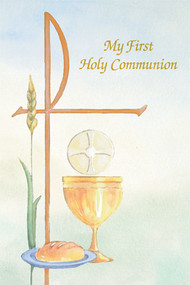 First Communion Booklet measures 4' x 6" , and has 48 pages. 50 booklets per boxunion Booklet 