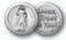 1.125"  "Jesus, I Trust in You". Prayer Pocket Coin with Antique Silver Finish