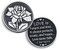 Pocket Tokens are made of genuine pewter with a design on both the front and back
Tokens are 1 1/4"  diameter
"Love is Patient. Love is Kind. Love Never Ends"