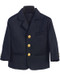 Navy Blue Boy's Blazers is  made of a high quality poly/rayon blend.  Made in the USA

