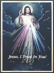 Magnetic Divine Mercy Plaque 