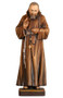 Statue is hand carved in maple wood and hand painted in oil colors by professional artists. The sculpture shows all classical features with complete follow through in detail.  Available in many sizes including figurine sizes, natural wood or bronze cast.  Please call 1.800.523.7304 for special orders and pricing.  Prices reflect hand painted wood statues only. Imported from Italy. If not in stock please allow 3-4 weeks for delivery