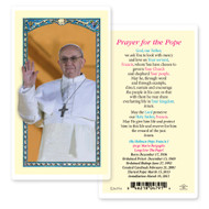 Clear, laminated Italian holy cards with Gold Accents. Features World Famous Fratelli-Bonella Artwork. Measures 2.5" x 4.5"
