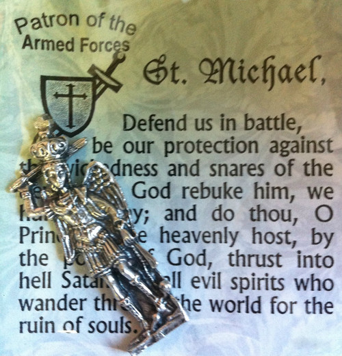 St. Michael Token and Prayer Card