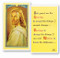 Head of Christ/Serentiy Prayer. Clear, laminated Italian holy cards with gold accents.  Features World Famous Fratelli-Bonella Artwork. 2.5'' X 4.5'' 