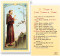 Prayer for Peace St. Francis Holy Card measures 2.5'' X 4.5''. Clear, laminated Italian holy card with gold accents. Features World Famous Fratelli-Bonella Artwork. 