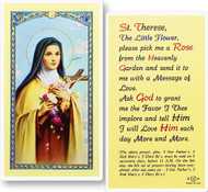 Clear, laminated Italian holy cards with gold accents. Features World Famous Fratelli-Bonella Artwork.  2.5'' X 4.5'' 