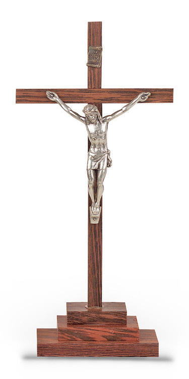 7" Italian Standing Crucifix