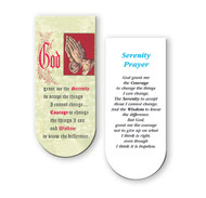 Serenity Prayer 3" Magnetic Bookmark with Italian Artwork & Prayer on Reverse.