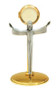 Risen Christ monstrance
Monstrance in gold and silver
Antique silver ostensorium
