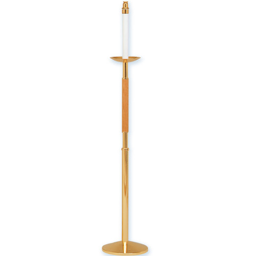 Processional Candle Holders 491-  44"H. to bobeche, 10-1/2" base, 1-1/2" socket. Candles not included