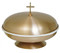 Baptismal Bowl Set K313-Complete set Bronze Bowl with cover and plastic liner. Dimensions: 10 1/2" height,14-1/2" diameter, 8" base. 