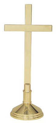 Solid Brass, High Polish Finish. 17" height, 5" base,. IHS Symbol can be added for an additional cost. Complementary Vase with Liner (K254) and Candlestick (K250) Available 

 