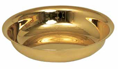 7 1/2" diameter, 1 1/2" deep.  400 host capacity (Based on 1 1/8" Host)  Choice of: 24k Gold Plated, satin stainless steel or polished stainless steel