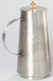 10 1/2" height, Hammered finish.  60 ounce capacity.  Antique or Polished Silver