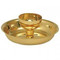 Gold Plated Intinction Set. 7 1/2" Diameter Bowl. 6" Height. 400 Host Capacity. Removable Cup. 