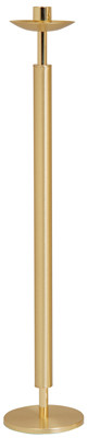 42" Height, 9" Base, 1 15/16" Socket. Available in Two Tone Brass Finish. Rigid or Processional