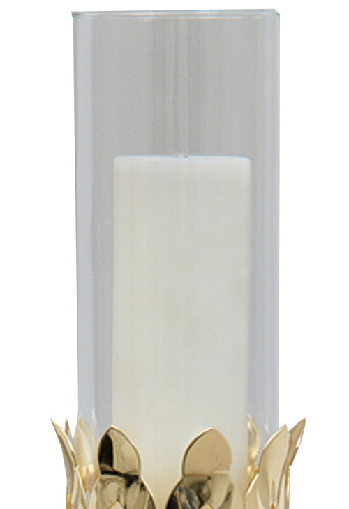 Extra glass for Processional Torch K437, Glass measures 3" X 8". Available in clear only.
