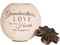 5" Round Tea Light Holder. "A Grandmother's Love fills our Hearts with Happiness" Comes with one tea light candle.