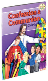 Confession and Communion Coloring Book- A fun and creative way for children to learn about the importance of going to Confession and receiving Holy Communion.  Text by Michael Goode and illustrations by Margaret Skelly