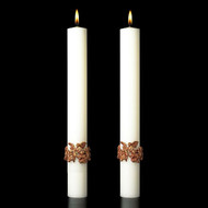White Mount Olivet Altar Candles