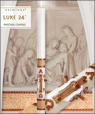 Luke 24 Paschal Candle