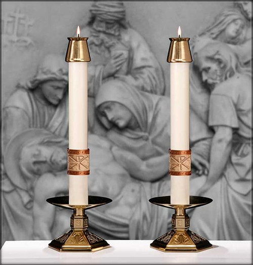 Luke 24 Altar Candles