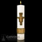 Cross of St Francis Christ Candle ~ 3" x 14" 