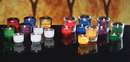 These convenient 4 hour disposable plastic votive lights virtually eliminate glass clean up and breakage.  Can be burned in a votive glass or metal stand.  Sold in Gross Quantities Only (144 per box) and in several different colors: Rose, Crystal, Blue, Amber, Purple, Green and Ruby