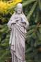 18" and 26" Natural Cement Finish of the Sacred Heart of Jesus 