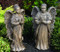 The Outdoor African American Angel Statues.