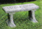 This cement garden bench is beautiful, simple, and comes with six different engravings. This can make a beautiful addition to your garden or can be used as a memorial bench.
Details:
Dimensions: 14"H x 11"W x 29"L
98 lbs
Greetings:
Welcome
Gone yet not forgotten, although we are apart, your spirit lives within me, forever in my heart.
Count Your Blessings
May you find comfort in the arms of an angel.
God grant me the serenity to accept the things I cannot change, courage to change the things I can, and the wisdom to know the difference.
May you have warm words on a cold evening, a full moon on a dark night, and the road downhill, all the way to your door.
