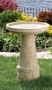 This beautiful bird bath can make a great addition to your garden. Made with detailed cement, this can add a rustic touch to your yard.
Details:

24"H
Top diameter 18"
Base diameter 10 "
Weight 84 lbs
Made to order
Allow 4-6 weeks for delivery
Made in USA