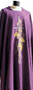 Misto Lana Fabric  (45% Wool, 55% Polyester)
Dalmatic has a Plain neckline with same embroidery as Chasuble;  Comes with Inside Stole.
Available in White, Red, Green, Purple and Rose
These items are imported from Europe. Please supply your Institution’s Federal ID # as to avoid an import tax.
Please allow 3-4 weeks for delivery if item is not in stock