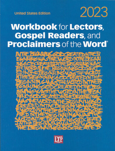 Reflect on the Scriptures and strengthen your understanding of God with St. Jude Shop’s 2023 Lector & Gospel Reader Workbook.
Available in English and Spanish
Large-printed text for easy reading
Margin notes with pronunciation guides
Commentary with background information and meaning explanations
Psalms for meditation and context
Enhance your teachings and proclaim skills with St. Jude Shop’s workbook resource, allowing you to deepen your spiritual life and help others do the same. All church supply copies include an introductory orientation to the ministry and links to audio files with chanted introductions and closings for readings. Order yours today!
Paperback edition
Size: 8 ⅜ x 10 ⅞ 
304 pages