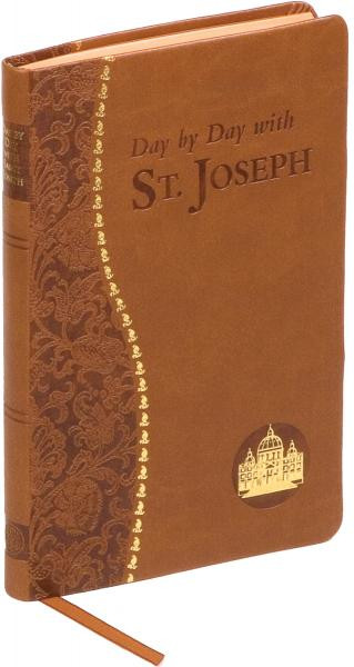 Day by Day with St. Joseph is a vital addition to the Spiritual Life Series. Sized for easy reading and transport, this inspiring book brings the reader closer to St. Joseph through daily minute-long meditations which include a Scripture passage, a brief reflection, and a concluding prayer to St. Joseph. Day By Day with St. Joseph was begun by Msgr. Joseph Champlin and completed by Msgr. Kenneth Lasch . It enriches the reader's relationship with St. Joseph by incorporating devotion to him into every day of the year. This beautiful volume is covered in brown imitation leather and has a ribbon for easy place-keeping
4 x 6 1/4 