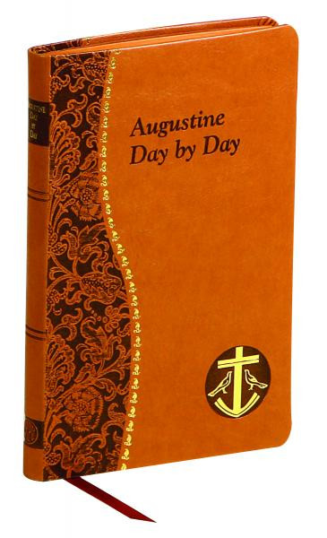 Minute meditations for every day of the year, taken from the writings of Saint Augustine. Each day concludes with a prayer from the Saints. Illustrated and printed in two colors. Includes ribbon marker. 
4" X 6 1/4"
Tan Imitation Leather