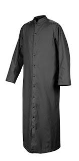 Adult Servers & Priest Cassocks. Cassocks are 65% Polyester and  35% Cotton. Your choice of Full Cut  or Extra Comfort cut, and  Snap or Button Closures.  The cassocks are available in Red, Black, Purple or White