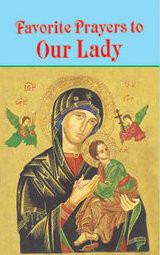 Favorite Prayers to Our Lady offers prayers from the Church's Liturgy and Tradition including Novenas, Devotions, and prayers for a variety of occasions. A wonderful year-round resource, Favorite Prayers to Our Lady contains prayers for every day of the week and every month of the year. With a lovely illustrated front cover, this 150-page, large print volume is printed and illustrated in two colors. This edition has been updated in accord with the Roman Missal