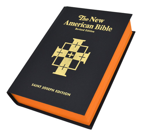 The Deluxe Student Edition of the St. Joseph New American (Catholic) Bible includes the complete Old and New Testaments in, easy-to-read type. Contains many helpful aids for easy Bible reading, including a valuable Bible Dictionary, self-explanatory maps, complete footnotes and cross- references, and an eight (8) page Family Record. The handsome and durable, full-size (6 1/2" x 9 1/4") Deluxe Student Edition of the St. Joseph New American (Catholic) Bible will enable the reader better to understand and appreciate the Bible and is ideal for school or home. Available in black cloth hardcover.

 