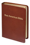 Brown-The Personal-Size Gift Edition of the St. Joseph New American (Catholic) Bible includes the complete Old and New Testaments in compact easy-to-read type. Many helpful aids for easy Bible reading include a valuable Bible Dictionary, self-explanatory maps, a doctrinal Bible Index, complete footnotes and cross-references, and 32 full-color illustrations. Also contains 4-page presentation pages and an 8-page Family Record. The Personal-Size Gift Edition of the St. Joseph New American (Catholic) Bible will make a cherished gift. Convenient, compact size (4-1/2" x 6-1/2"), sewn binding, flexible gold-stamped bonded leather, gift-boxed. Available in Burgundy, Brown or White. Pages: 1632