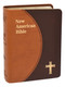 The Personal-Size Gift Edition of the St. Joseph New American (Catholic) Bible includes the complete Old and New Testaments in compact, easy-to-read type. Many helpful aids for easy Bible reading include a valuable Bible Dictionary, self-explanatory maps, a doctrinal Bible Index, complete footnotes and cross-references, and 32 full-color illustrations. Also contains 4-page presentation pages and an 8-page Family Record. The Personal-Size Gift Edition of the St. Joseph New American (Catholic) Biblewill make a cherished gift. Convenient, compact size (4-1/2" x 6-1/2"), brown duotone imitation leather cover, gift-boxed.